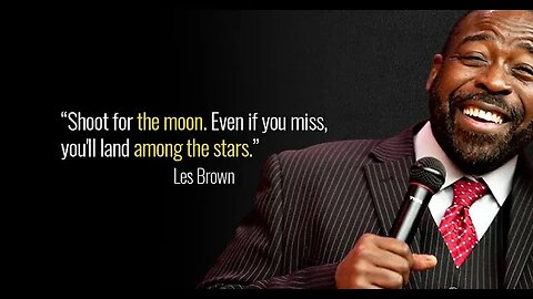 Believe and Achieve: Les Brown's Motivational Quotes #motivation #mobilelegends #motivationalvideo