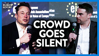 Crowd Goes Silent After Hearing Elon Musk Tell Ben Shapiro His Warning