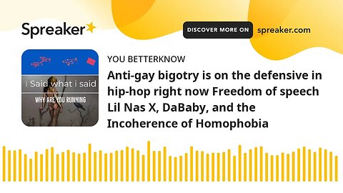 Anti-gay bigotry is on the defensive in hip-hop right now Freedom of speech Lil Nas X, DaBaby, and t