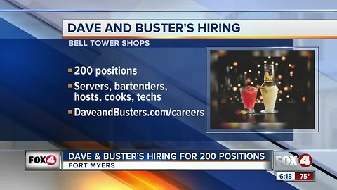 Dave & Buster's is hiring