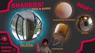 WHAT THE HECK IS A SHADER?! Shaders and Render Engines Explained! - Blender Texture Basics