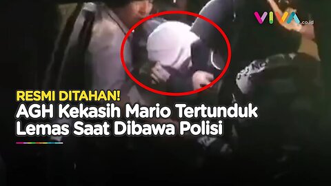 Malu Terlihat Kamera Pujaan Hati Mario Dandy Tertunduk Lemas Diboyong Polisi