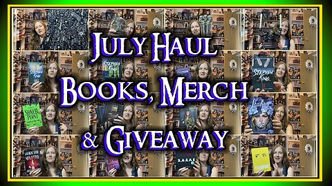 BOOKS CLOTHING JEWELLERY & MERCH HAUL + *Book Giveaway* ~ + Stephen King Halloween Horror Nancy Drew
