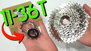 Rivaling Shimano Alivio & SRAM X4? | microSHIFT 9-speed Mountain Bike Cassette 11-36T Weight