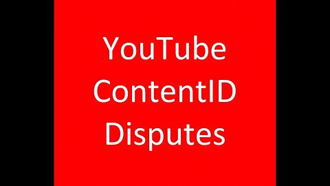 Youtube Content ID disputes by Attorney Steve®