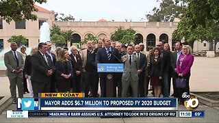 Mayor announces addition of extra funding to proposed budget