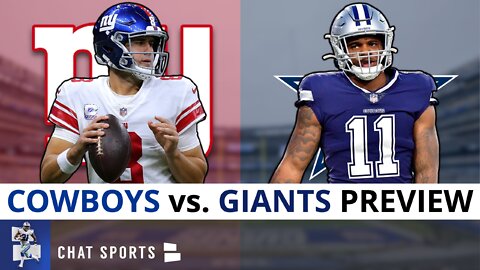 Cowboys vs Giants Preview, Prediction, Injury Report | NFL Week 3