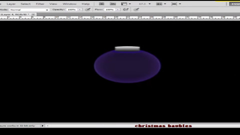 How to make a Christmas Bauble using Photoshop