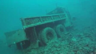 Divers reveal surprsing underwater world in Pennsylvania lake