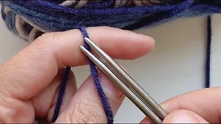 🧶How to knit simple stitch