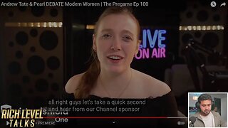 Top 1% Man REACTS TO - Andrew Tate & Pearl DEBATE Modern Women | The Pregame Ep 100