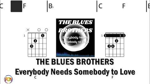 THE BLUES BROTHERS Everybody Needs Somebody to Love - Guitar Chords & Lyrics HD