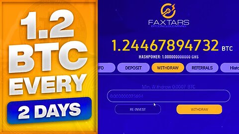 FREE Bitcoin Miner In 2022 - Make Up To 1.2 BTC Every 48 Hours (NO INVESTMENT REQUIRED)