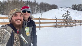 Snow tubing at Lakeridge Ski Resort in Uxbridge Ont