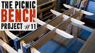 Creating the Dovetailed Frame for the Bench Top | The Japanese Inspired Picnic Bench Project #11