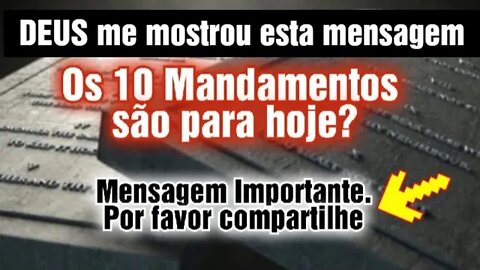 DEUS ME MOSTROU OS 10 MANDAMENTOS E DISSE: 🔺️ #yeshua #compartilhe #biblia #jesus #yahweh