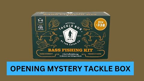 Mystery Tackle Box Bass Fishing Kit box #338