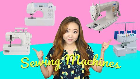 Sewing Machine Types Explained | Domestic, Serger, Coverstitch, Embroidery