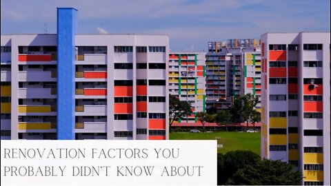 Renovation Factors You Probably Didnt Know About