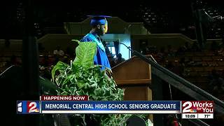 Memorial, Central High School seniors graduate Thursday