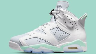 Unboxing the Retro Air Jordan 6 Mint Foam Women's Sneakers - Clean shoe that some guys might like!