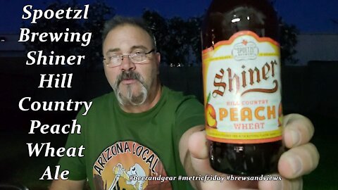 Spoetzl Brewing Shiner Hill Country Peach Wheat Ale 4.5/5
