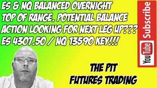 ES NQ Futures Markets Premarket Trade Plan - The Pit Futures Trading