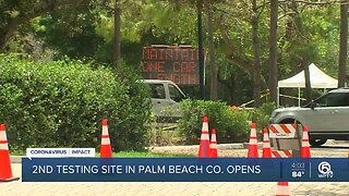 COVID-19 testing site opens at South County Civic Center in Delray Beach