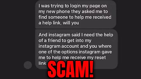 Please Don't Fall For This Instagram Scam...