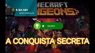 COMO DESBLOQUEAR A CONQUISTA SECRETA DO MINECRAFT DUGEONS