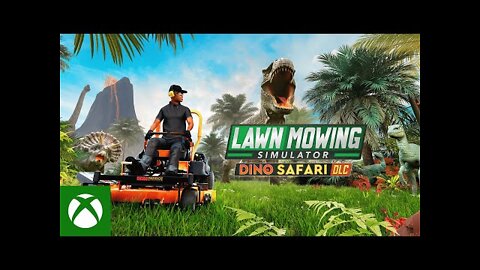 Lawn Mowing Simulator Dino Safari DLC Trailer