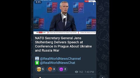 News Shorts: NATO Secretary talks Russia versus Ukraine War