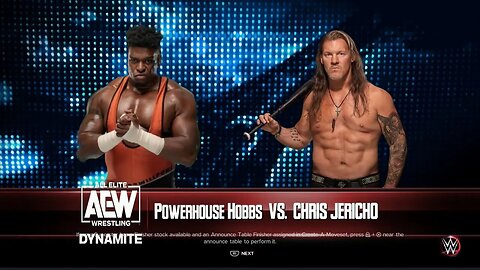 AEW Powerhouse Hobbs vs Chris Jericho