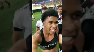 Flamengo 0x1 Vasco - Andrey Santos comemorando