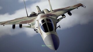 Ace Combat 7 Mission 11 Ace, S Rank SU-34