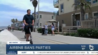 Airbnb bans parties, limits capacity to 16