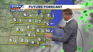 Rain moves out, making for nice Tuesday