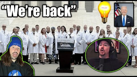 White Coat Physicians BACK In DC With 100k Signatures Against Fauci & Biden Bans Light Bulbs?
