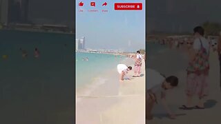 Me at Dubai Beach #shorts #viral #trendingshorts