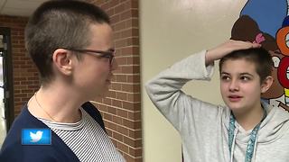 Partners in Education: Shaving head for cancer
