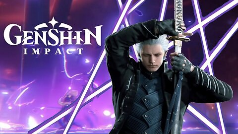 Raiden Shogun Vergil Status (Genshin Impact x DMC5)