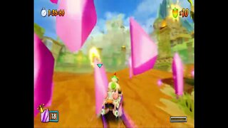 Rampage Ruins Crystal Grab Nintendo Switch Gameplay - Crash Team Racing Nitro-Fueled
