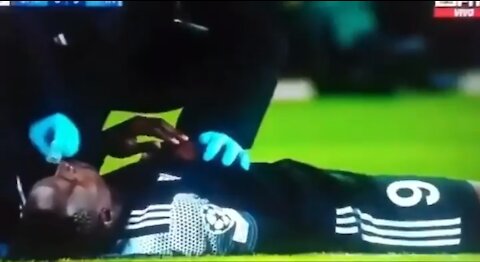 Another soccer/football player down due to chest pains