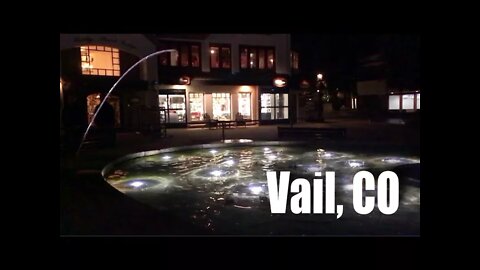 The Water Fountain in Vail Village, Colorado