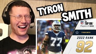 Rugby Player Reacts to TYRON SMITH (Dallas Cowboys, LT) #92 NFL Top 100 Players in 2022