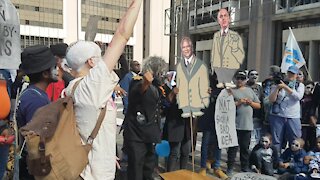 SOUTH AFRICA - Cape Town - Guerilla Zombie March by Reclaim the City and the Yes Men (Video) (FG8)