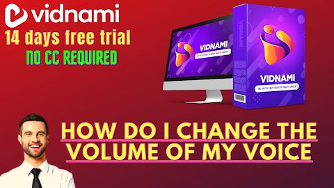 How Do I Change The Volume Of My Voice Track Or Background Music| vidnami tutorial