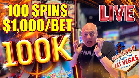 $1,000 SPINS! LARGEST HIGH LIMIT DRAGON LINK PLAY IN VEGAS HISTORY!!!