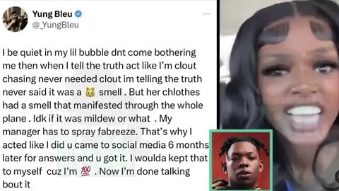 yung bleu's wife embarrasses him after long tongue tik toker reveals he flew her out part 6