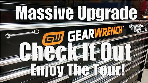 HUGE UPGRADE GearWrench 72" Extreme Tools Series Cabinet GW722521RCBKC and Chest GW722512CHBKC
